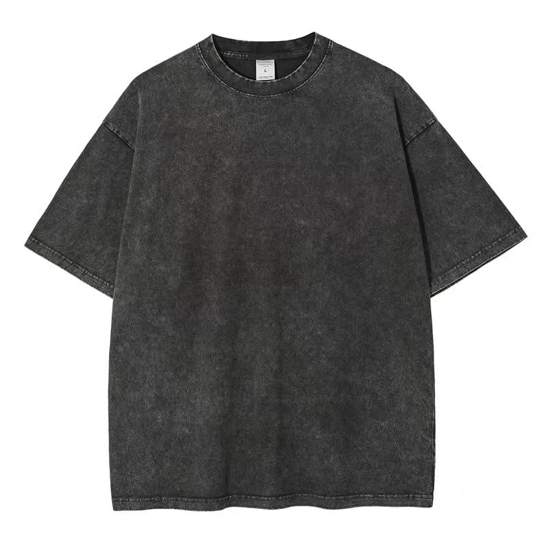 DUDHUH Men’s T-Shirts Techwear Japanese Streetwear Hip Hop Short Sleeve Shirts for Men