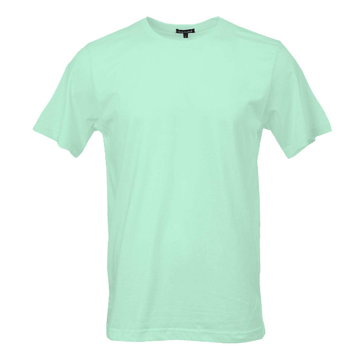 Men's Premium Rich Cotton Crewneck T-Shirt - Short Sleeve Classic Fit Tee
