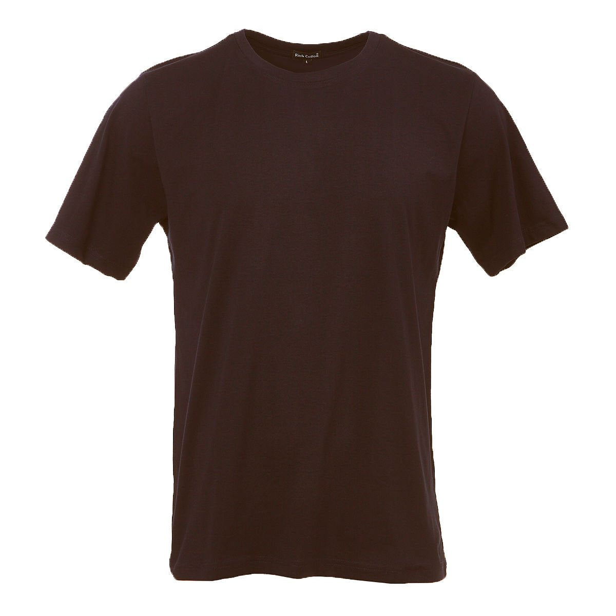 Men's Premium Rich Cotton Crewneck T-Shirt - Short Sleeve Classic Fit Tee