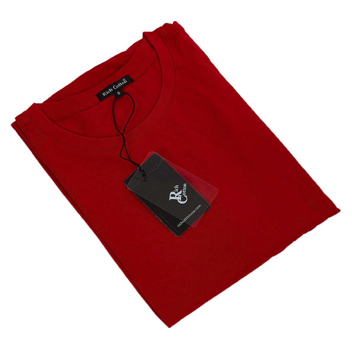 Men's Premium Rich Cotton Crewneck T-Shirt - Short Sleeve Classic Fit Tee