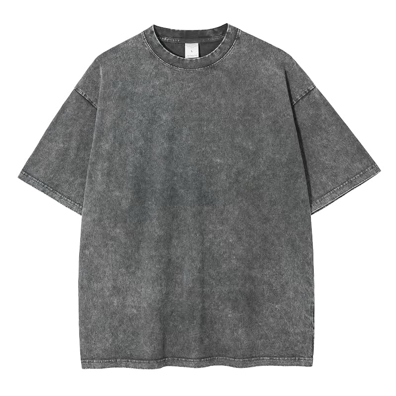 DUDHUH Men’s T-Shirts Techwear Japanese Streetwear Hip Hop Short Sleeve Shirts for Men