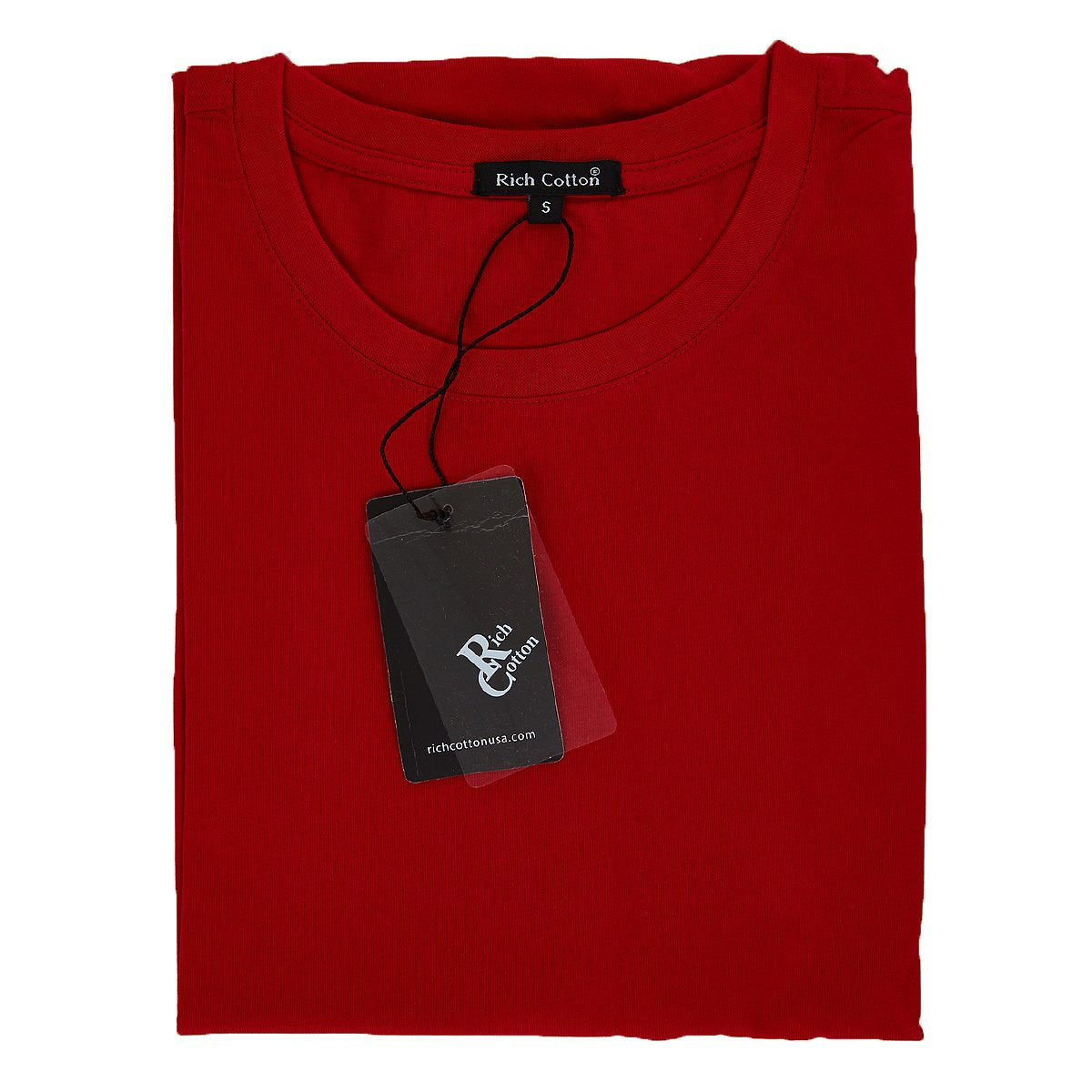 Men's Premium Rich Cotton Crewneck T-Shirt - Short Sleeve Classic Fit Tee