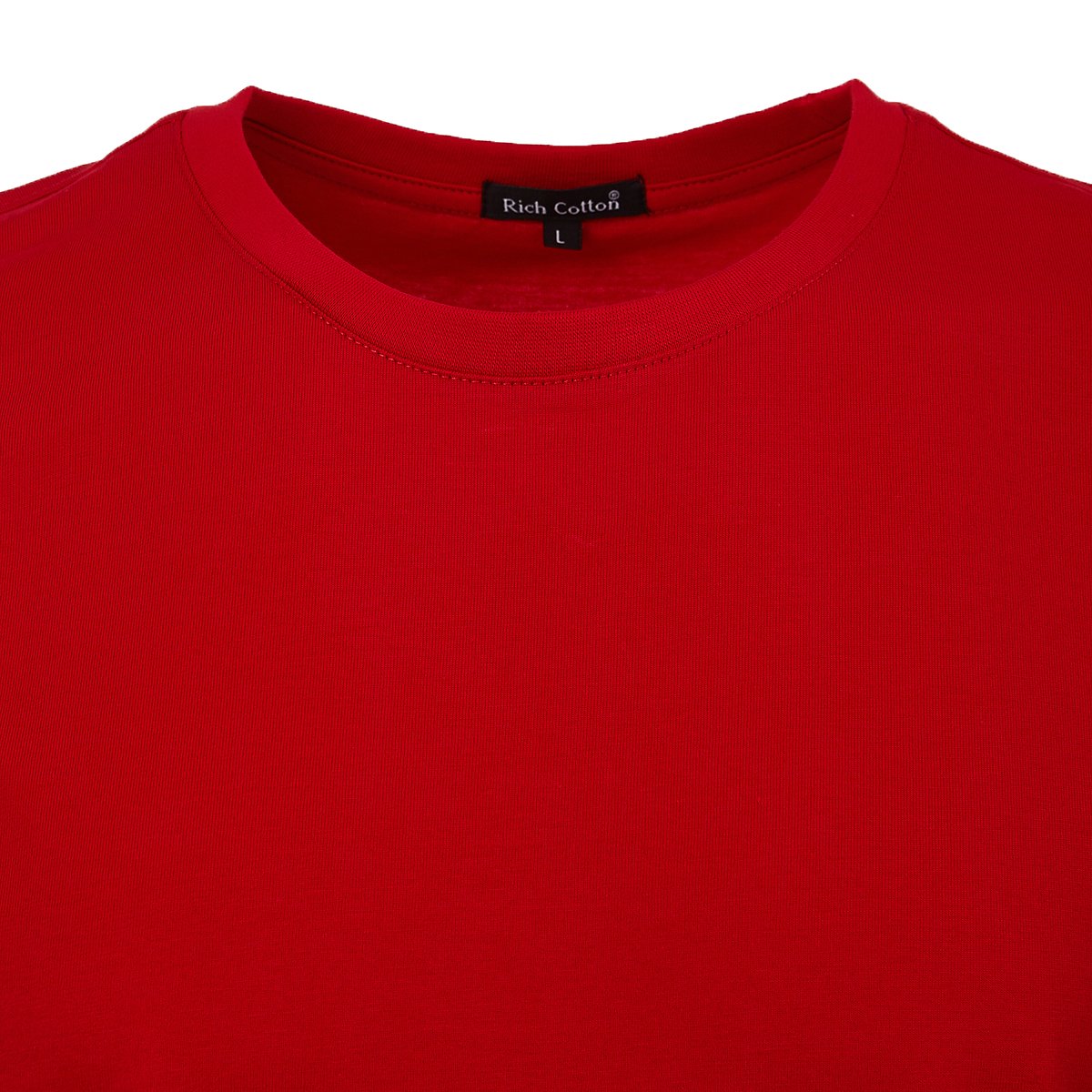 Men's Premium Rich Cotton Crewneck T-Shirt - Short Sleeve Classic Fit Tee