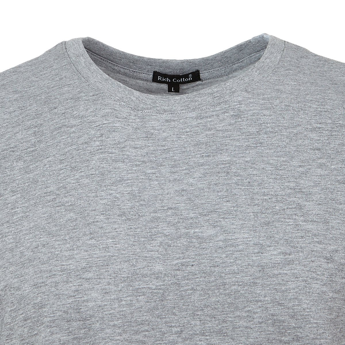 Men's Premium Rich Cotton Crewneck T-Shirt - Short Sleeve Classic Fit Tee