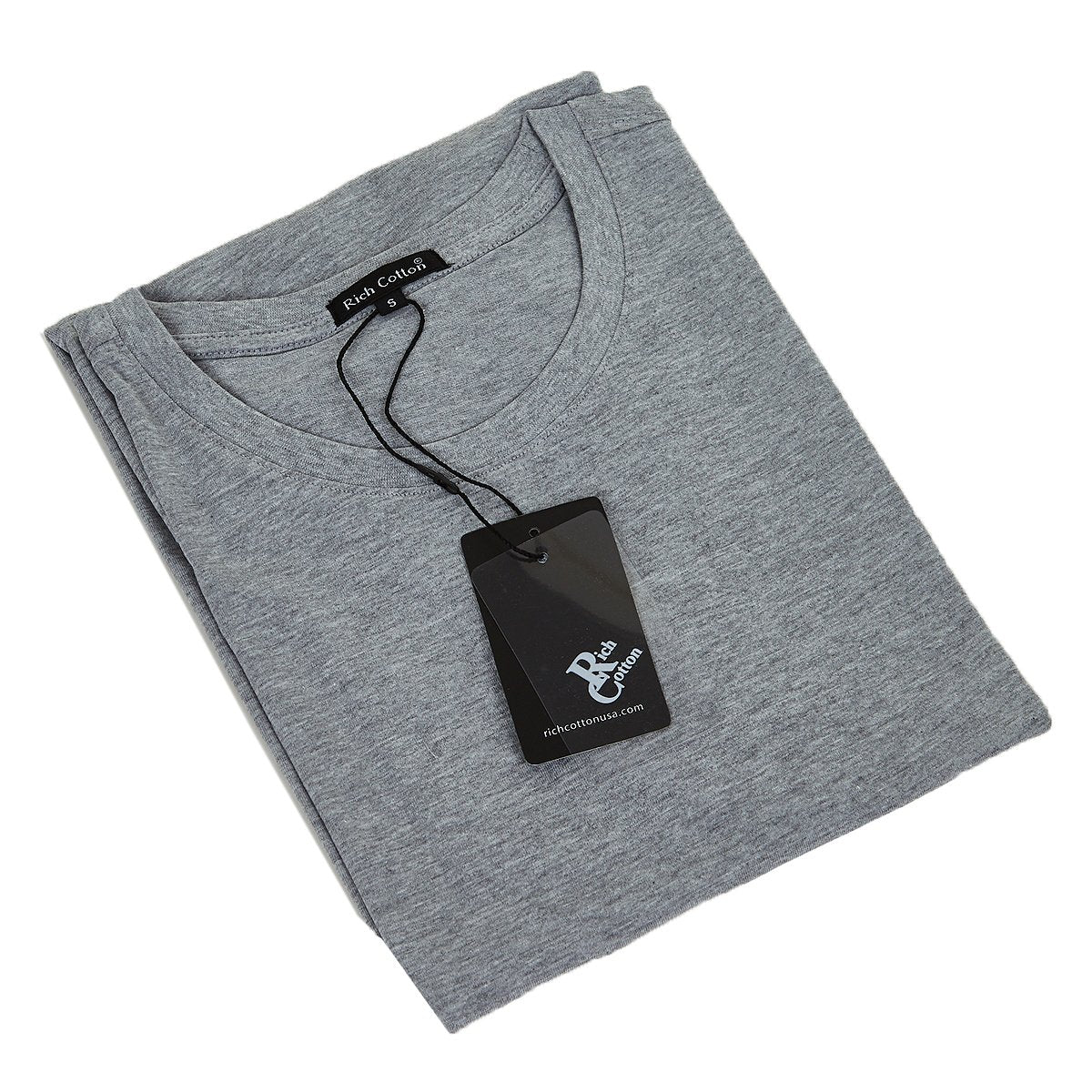 Men's Premium Rich Cotton Crewneck T-Shirt - Short Sleeve Classic Fit Tee