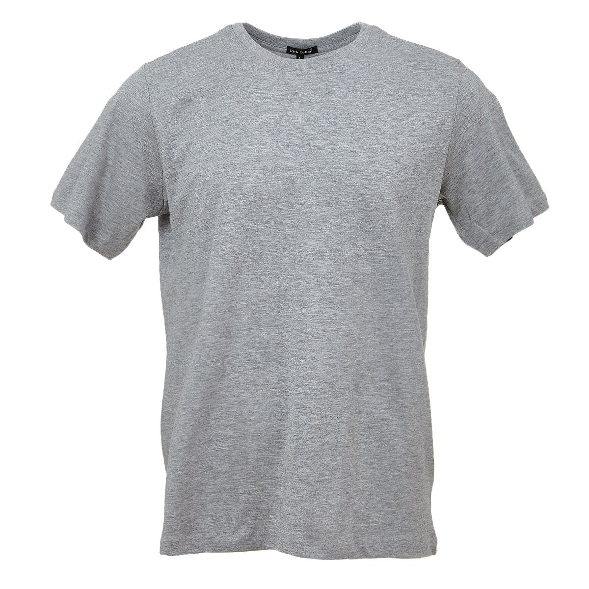 Men's Premium Rich Cotton Crewneck T-Shirt - Short Sleeve Classic Fit Tee