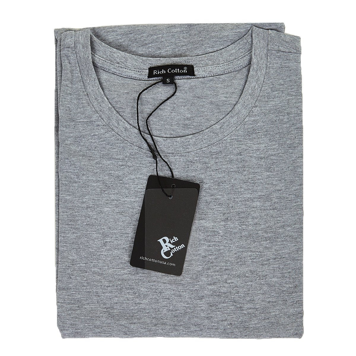 Men's Premium Rich Cotton Crewneck T-Shirt - Short Sleeve Classic Fit Tee