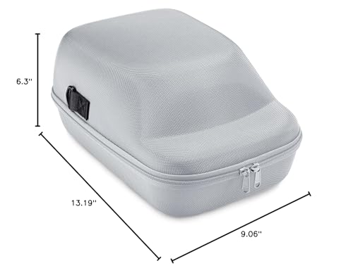 Hard Hat Travel Case – Storage for Baseball Caps with Carrying Handle and Adjustable Shoulder Strap, Hat Organizer Protects up to 6 Hats, for Travel and Home Storage (Black)